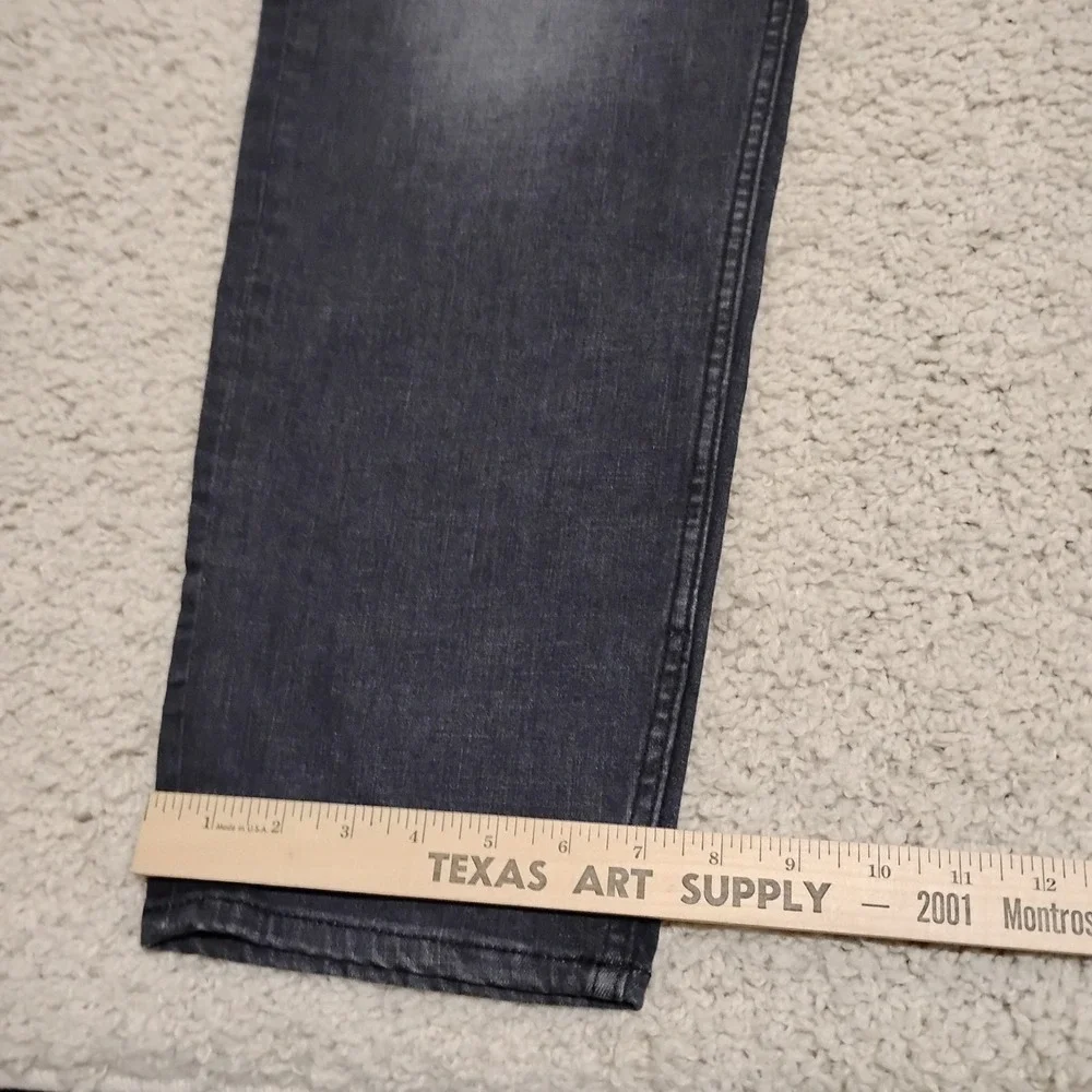 Banana Republic Jeans Mens 36x32 Black Denim Athletic Tapered Rapid Movement